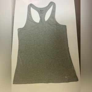 Grey Nike tank top
